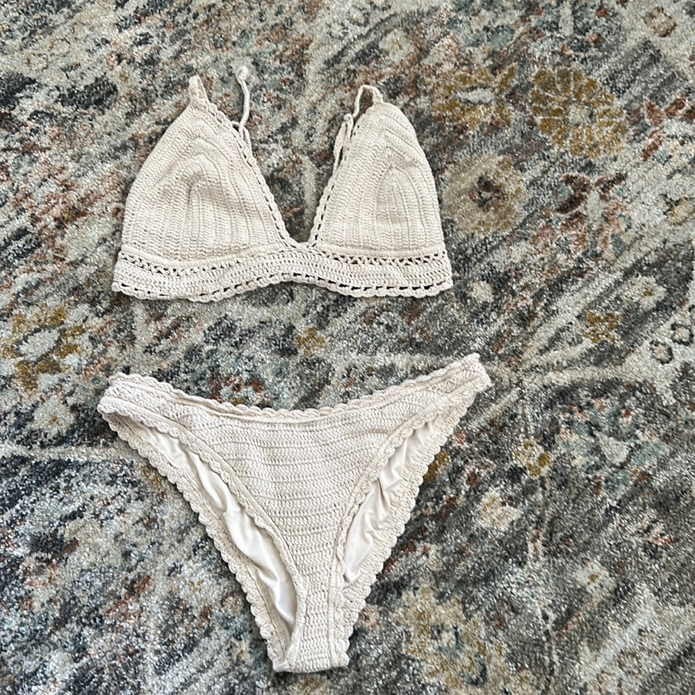 Bikini swimsuit Boho style size Large